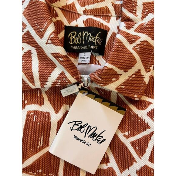 NWT Bob Mackie size large Wearable Art jacket - Picture 2 of 4